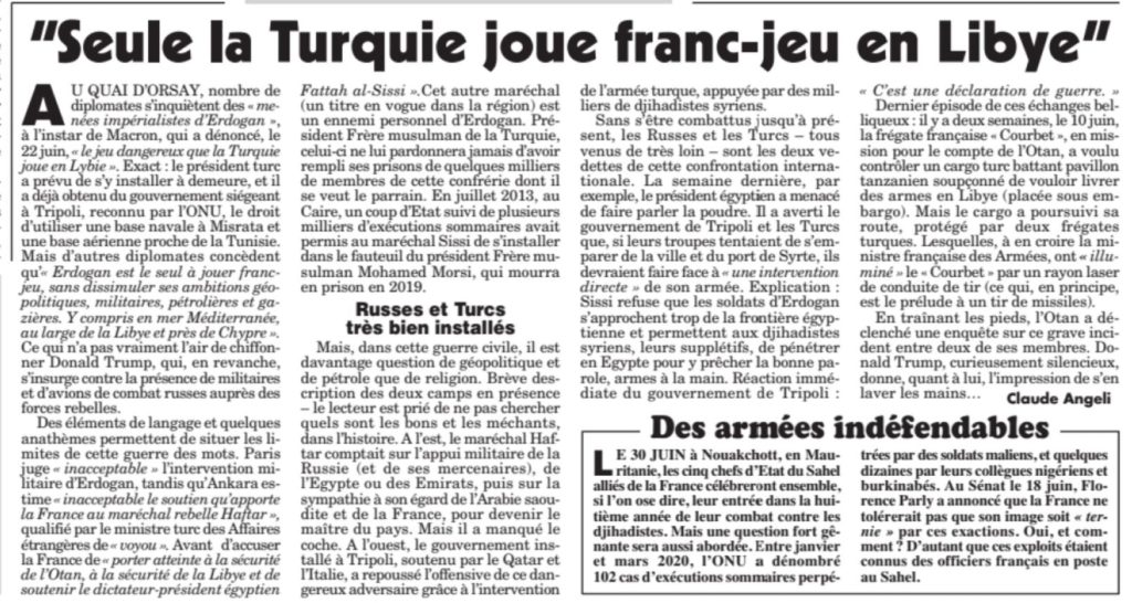 Canard echainé Turquie