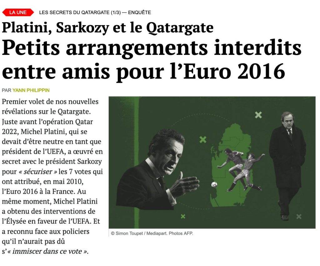 Médiapart euro 2016 Platini