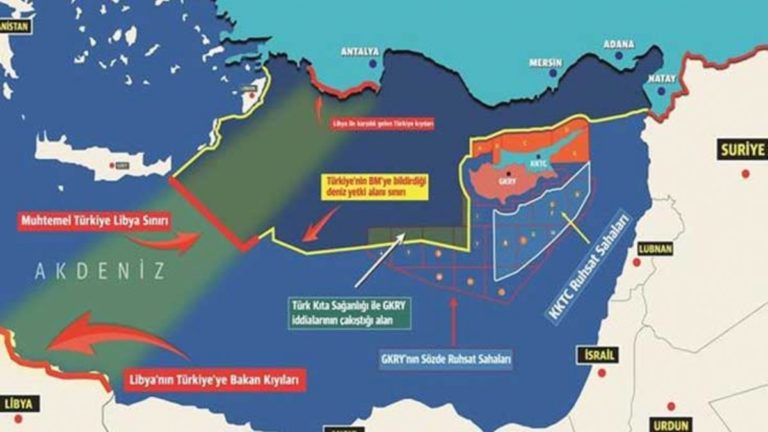 Accord eaux territoriales Turquie Egypte