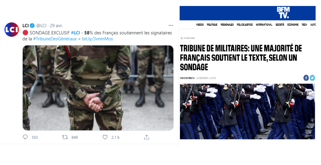 tribunes des militaires français